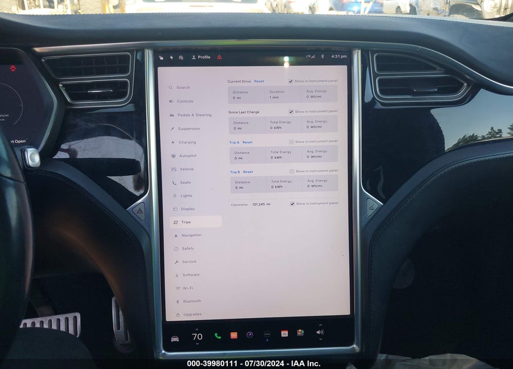 2016 TESLA MODEL X 75D/P100D/P90D VIN: 5YJXCBE49GF000622