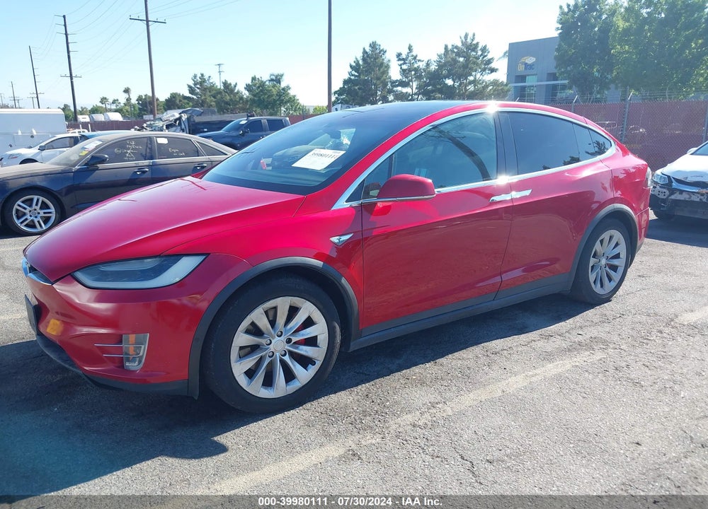 2016 TESLA MODEL X 75D/P100D/P90D VIN: 5YJXCBE49GF000622