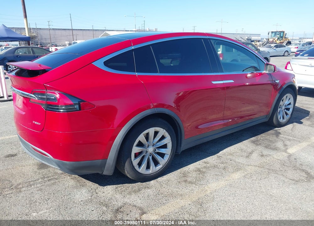 2016 TESLA MODEL X 75D/P100D/P90D VIN: 5YJXCBE49GF000622