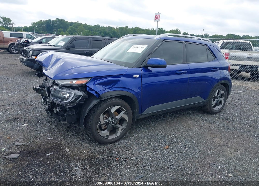 2022 HYUNDAI VENUE LIMITED VIN: KMHRC8A36NU186788
