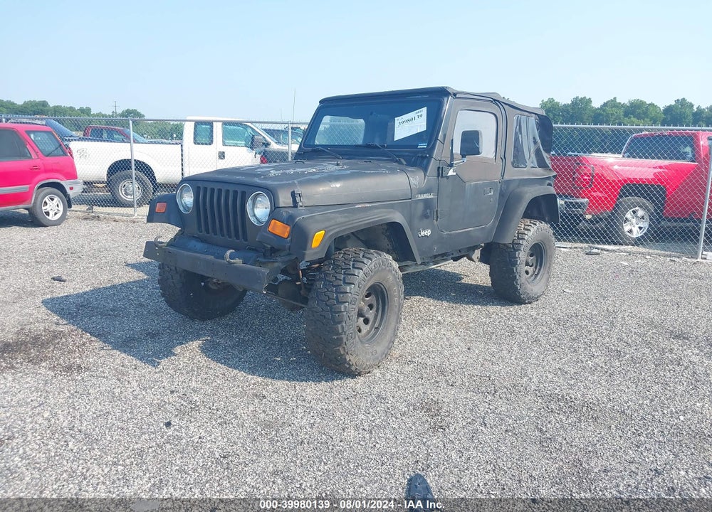 1998 JEEP WRANGLER SE VIN: 1J4FY29P7WP717942