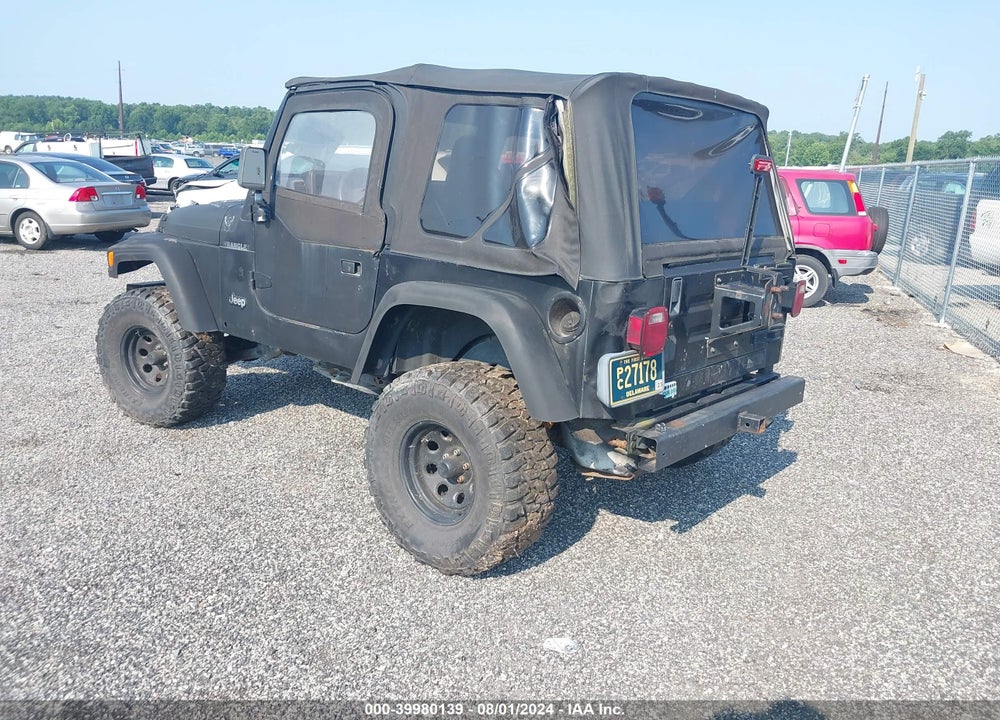 1998 JEEP WRANGLER SE VIN: 1J4FY29P7WP717942