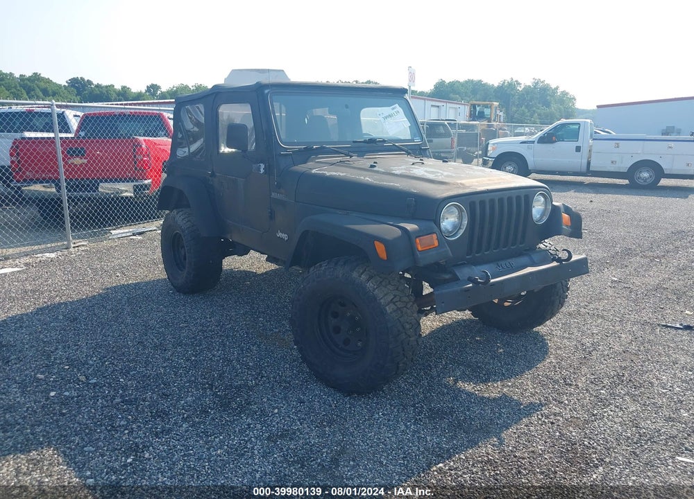 1998 JEEP WRANGLER SE VIN: 1J4FY29P7WP717942