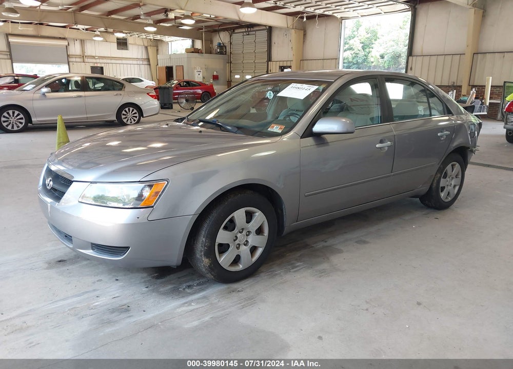 2007 HYUNDAI SONATA GLS VIN: 5NPET46C87H226662