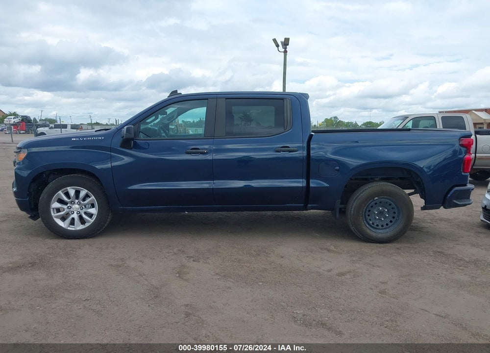 2022 CHEVROLET SILVERADO 1500 2WD SHORT BED CUSTOM VIN: 3GCPABEK1NG599513