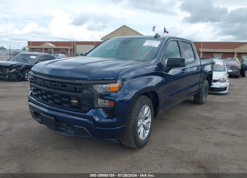 2022 CHEVROLET SILVERADO 1500 2WD SHORT BED CUSTOM VIN: 3GCPABEK1NG599513