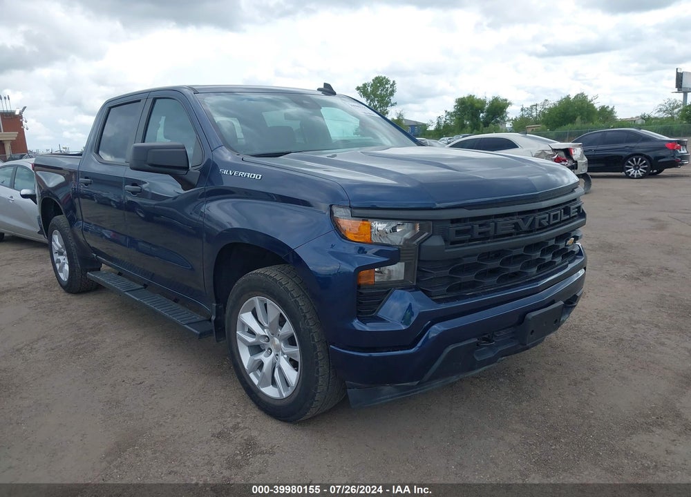 2022 CHEVROLET SILVERADO 1500 2WD SHORT BED CUSTOM VIN: 3GCPABEK1NG599513