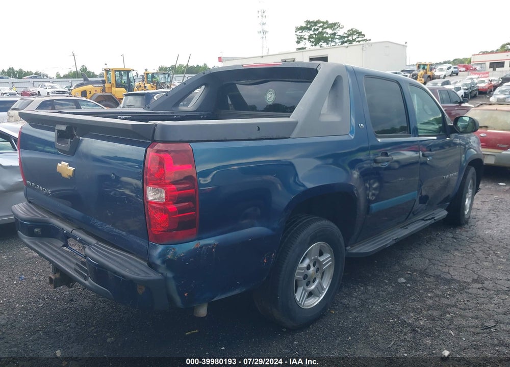 2007 CHEVROLET AVALANCHE 1500 LS VIN: 3GNEC12J77G179658