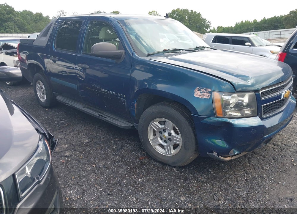2007 CHEVROLET AVALANCHE 1500 LS VIN: 3GNEC12J77G179658