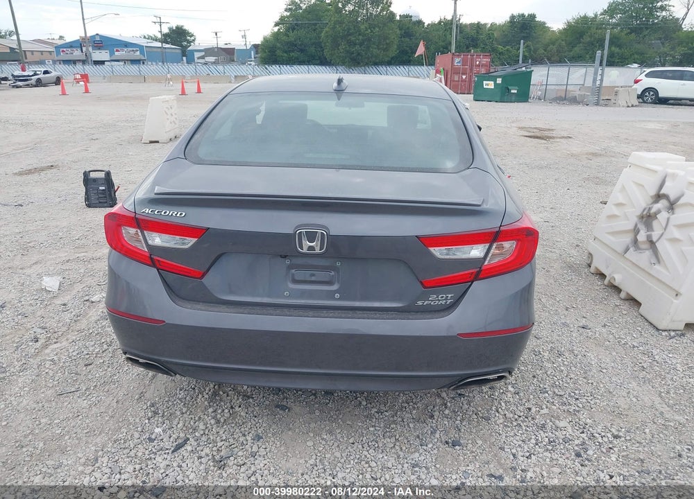 2020 HONDA ACCORD SPORT 2.0T VIN: 1HGCV2F39LA025362