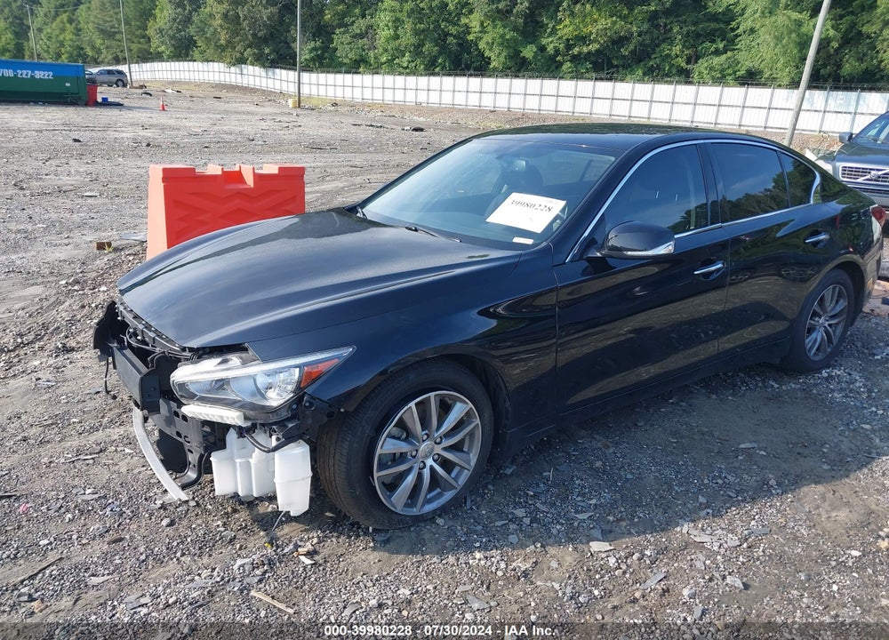 2021 INFINITI Q50 PURE AWD VIN: JN1EV7AR7MM750199