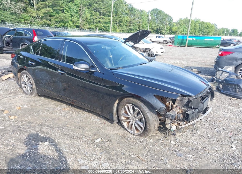 2021 INFINITI Q50 PURE AWD VIN: JN1EV7AR7MM750199