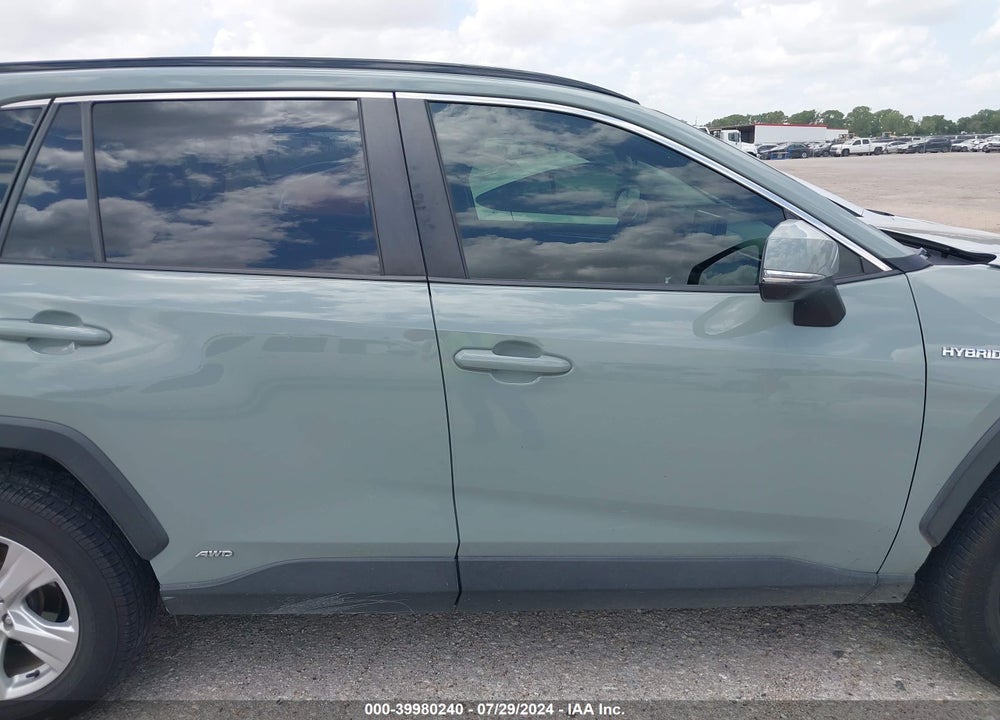 2021 TOYOTA RAV4 HYBRID XLE VIN: JTMR6RFV7MD016174