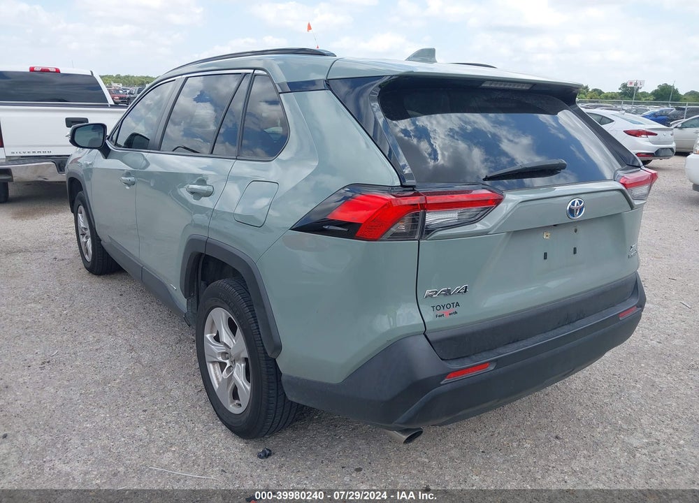 2021 TOYOTA RAV4 HYBRID XLE VIN: JTMR6RFV7MD016174