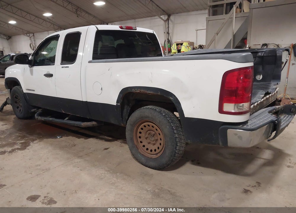 2008 GMC SIERRA 1500 WORK TRUCK VIN: 1GTEC19X68Z258646