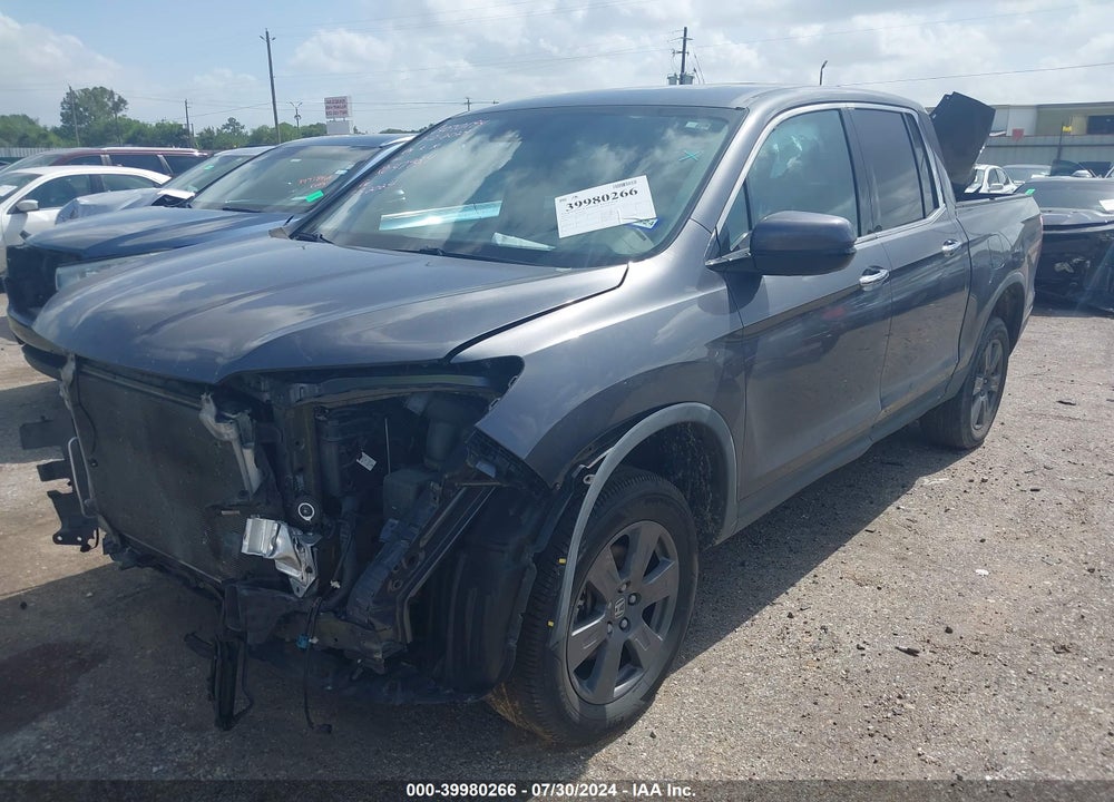 2020 HONDA RIDGELINE RTL-E VIN: 5FPYK3F70LB010818