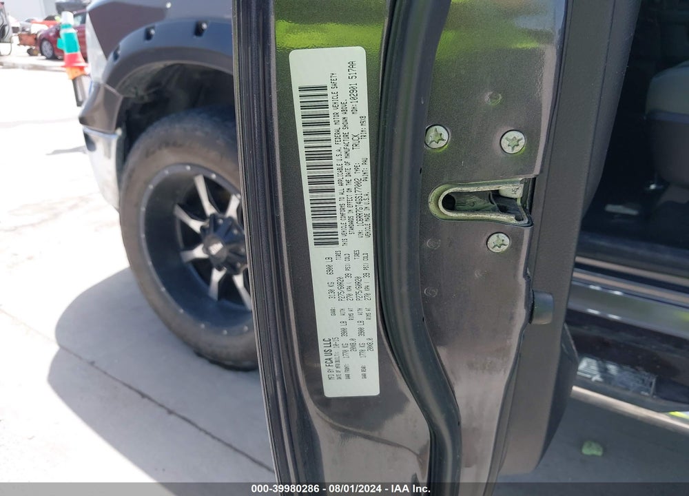 2016 RAM 1500 VIN: 1C6RR7GT4GS177002