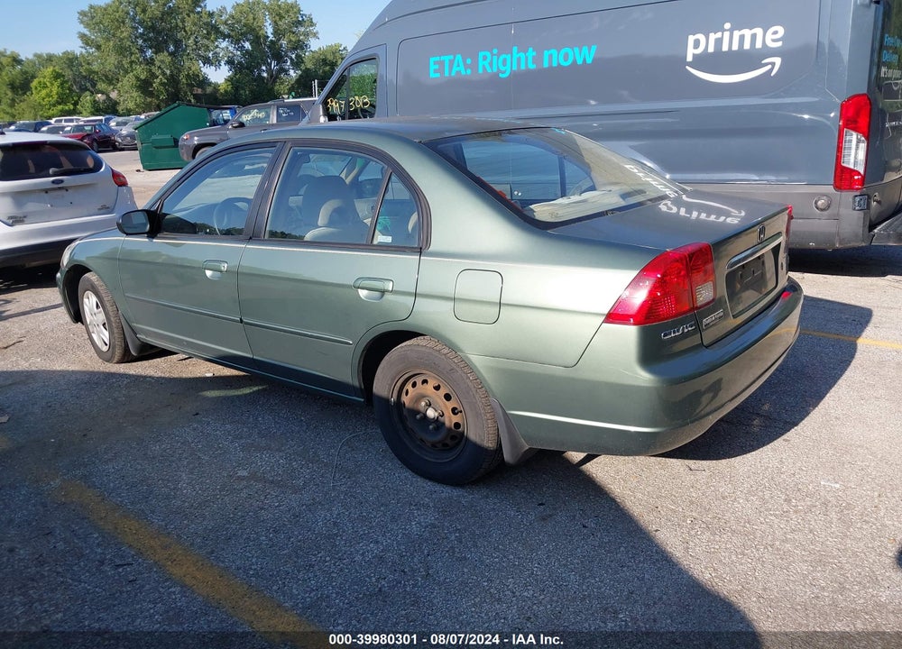 2003 HONDA CIVIC LX VIN: 2HGES16563H532721