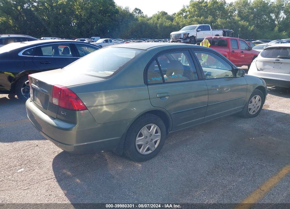 2003 HONDA CIVIC LX VIN: 2HGES16563H532721