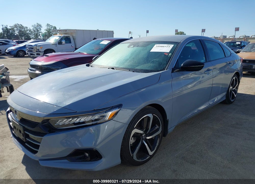 2022 HONDA ACCORD SPORT VIN: 1HGCV1F32NA068387