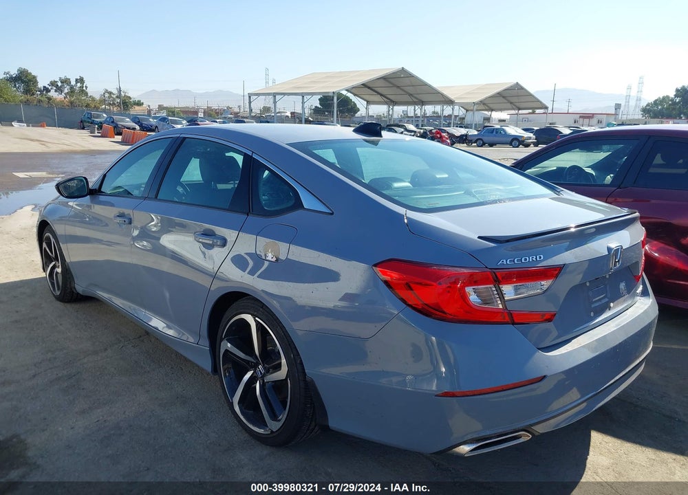2022 HONDA ACCORD SPORT VIN: 1HGCV1F32NA068387