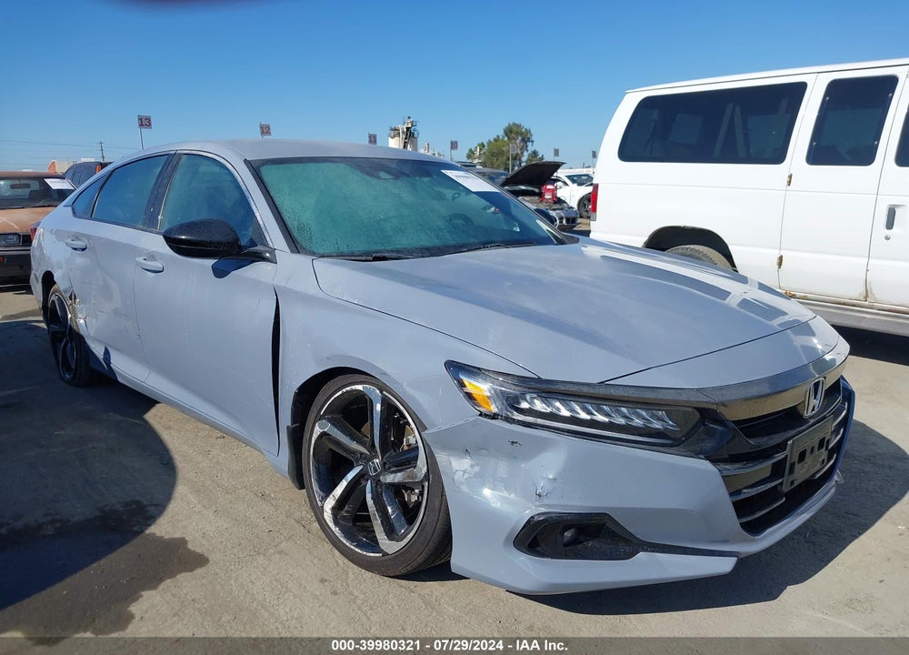 2022 HONDA ACCORD SPORT VIN: 1HGCV1F32NA068387