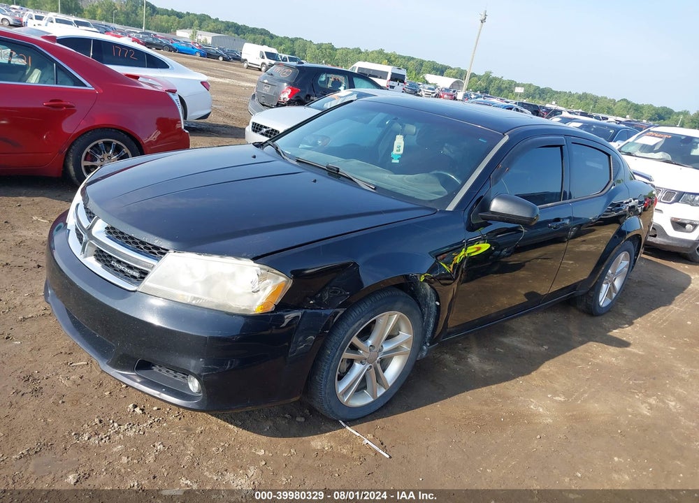 2011 DODGE AVENGER MAINSTREET VIN: 1B3BD1FG7BN552089