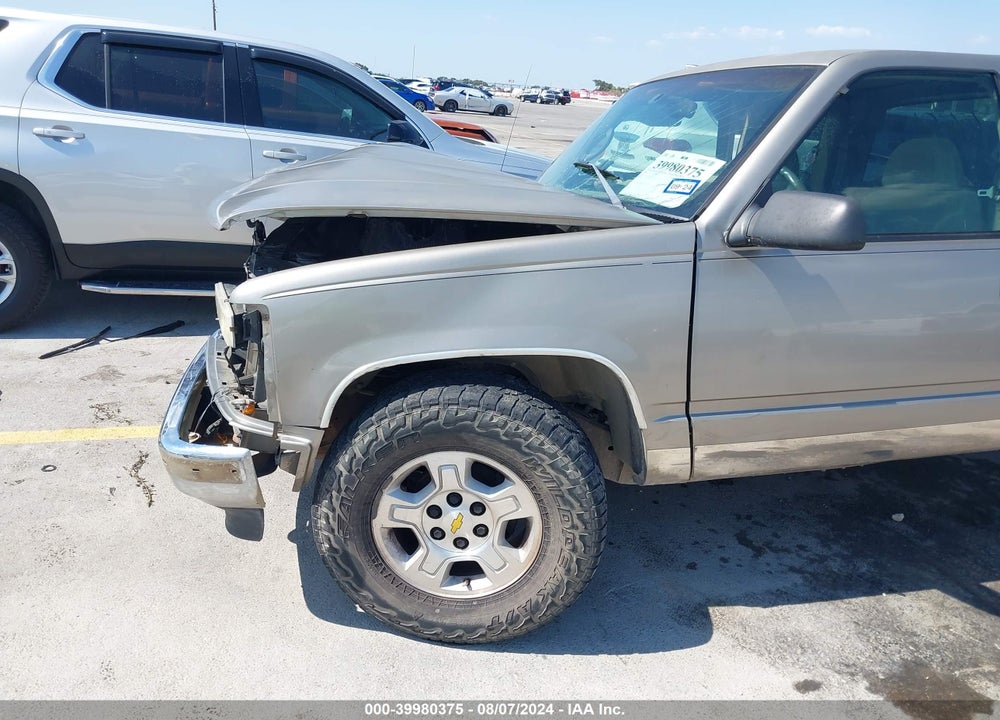 1998 CHEVROLET K1500 FLEETSIDE VIN: 1GCEK19R8WR144553