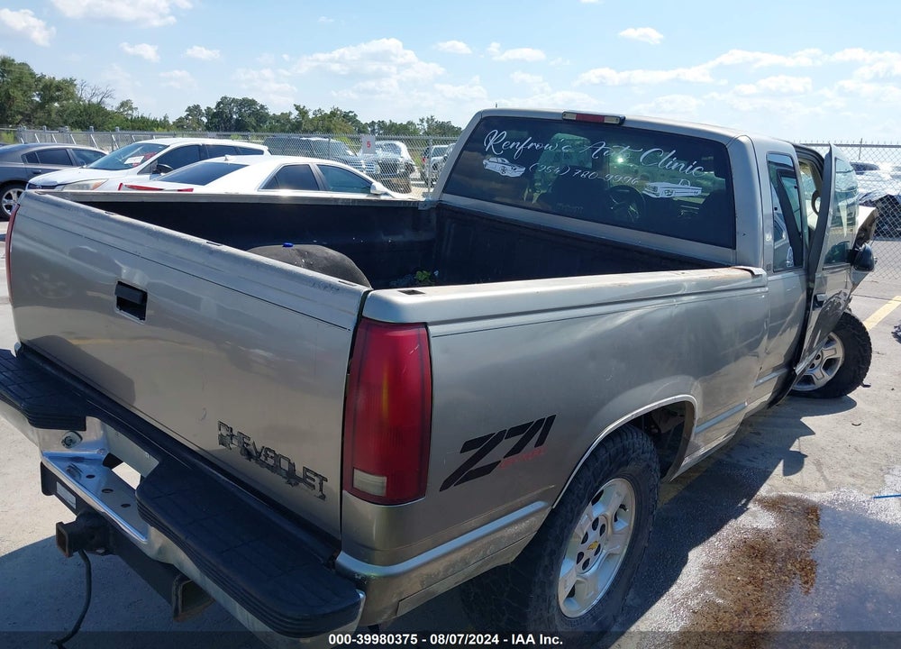 1998 CHEVROLET K1500 FLEETSIDE VIN: 1GCEK19R8WR144553