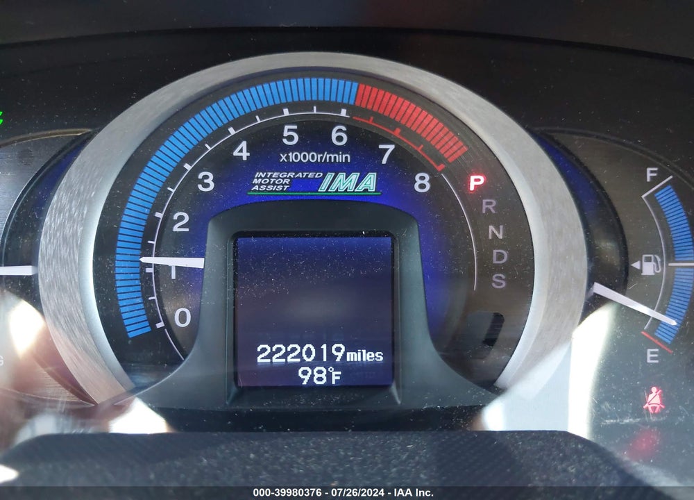 2010 HONDA INSIGHT EX VIN: JHMZE2H70AS020744