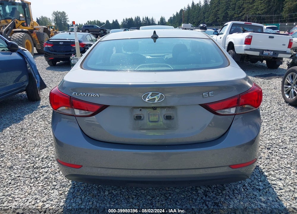 2014 HYUNDAI ELANTRA SE VIN: 5NPDH4AE6EH505806