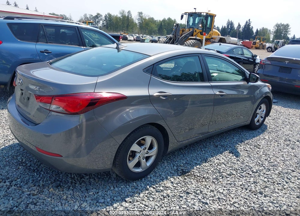 2014 HYUNDAI ELANTRA SE VIN: 5NPDH4AE6EH505806