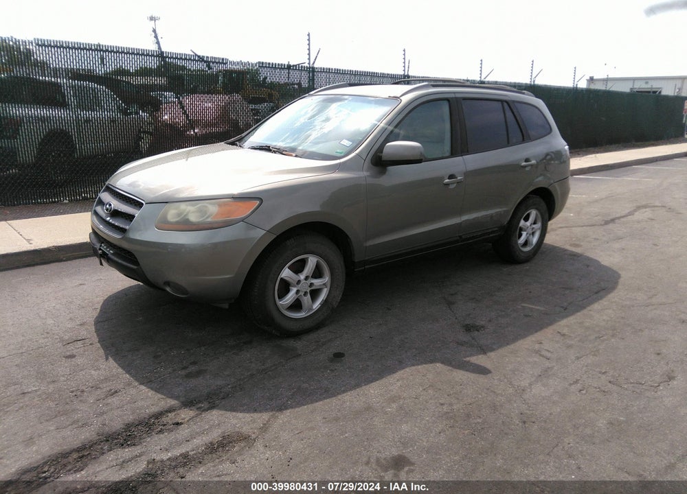 2007 HYUNDAI SANTA FE GLS VIN: 5NMSG13D47H012140