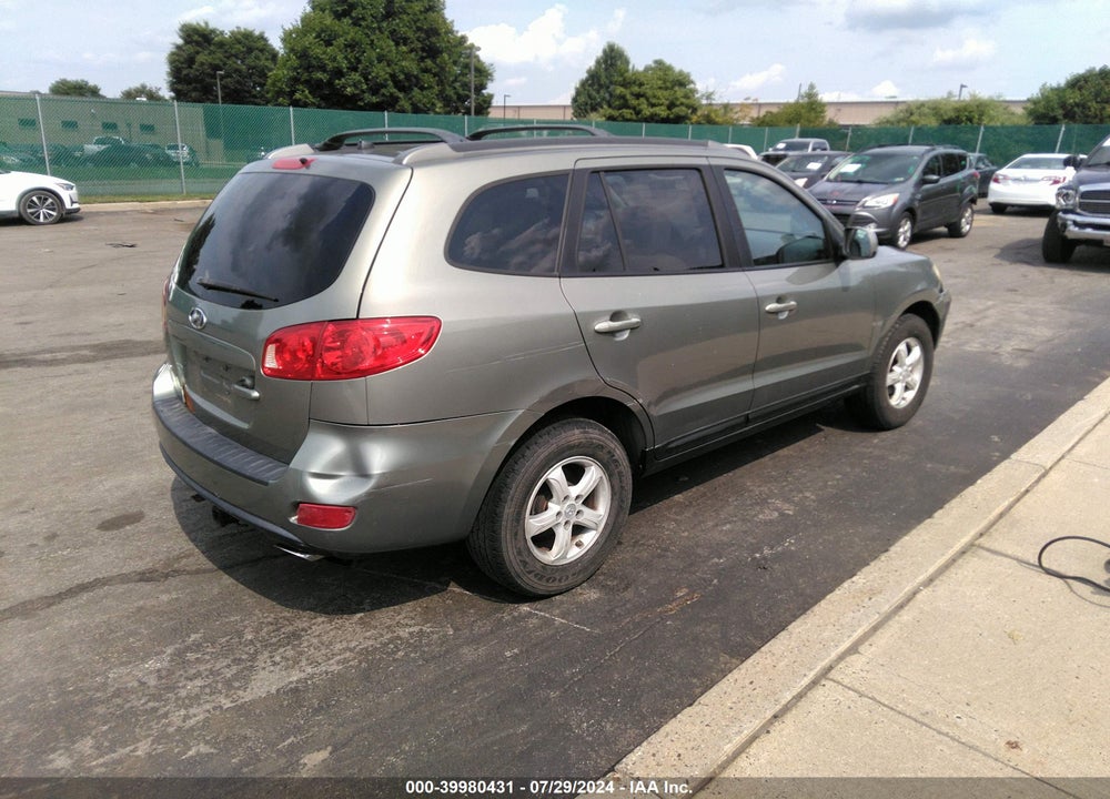 2007 HYUNDAI SANTA FE GLS VIN: 5NMSG13D47H012140