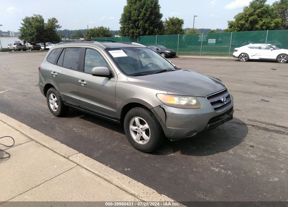 2007 HYUNDAI SANTA FE GLS VIN: 5NMSG13D47H012140