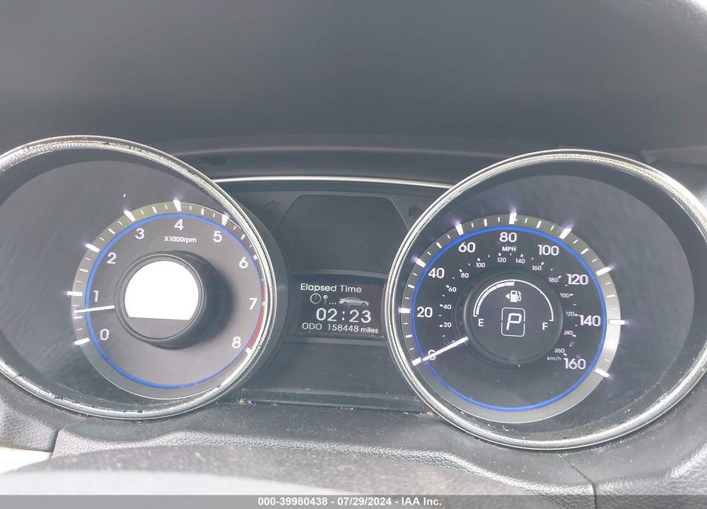 2014 HYUNDAI SONATA GLS VIN: 5NPEB4AC4EH889184