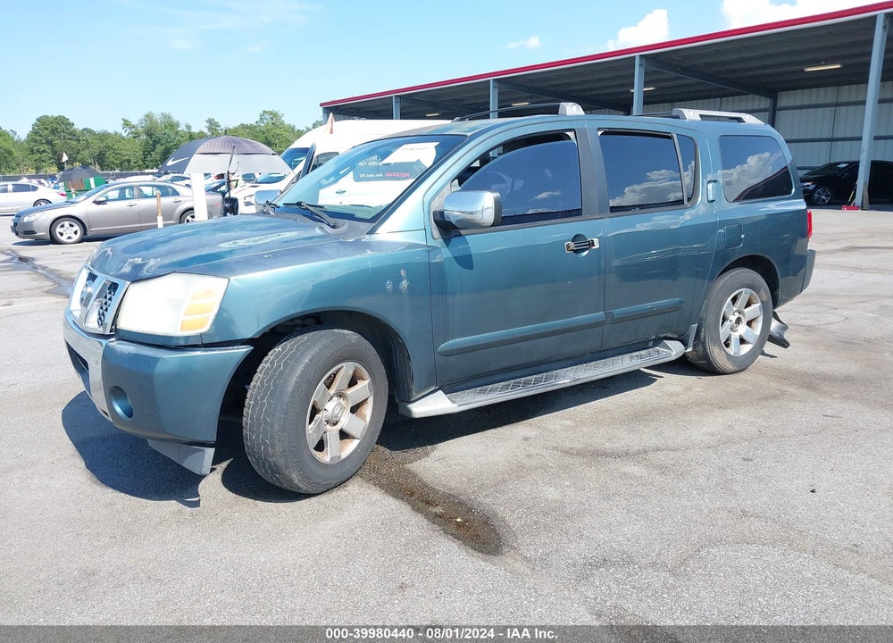 2004 NISSAN PATHFINDER ARMADA LE VIN: 5N1AA08A34N734036