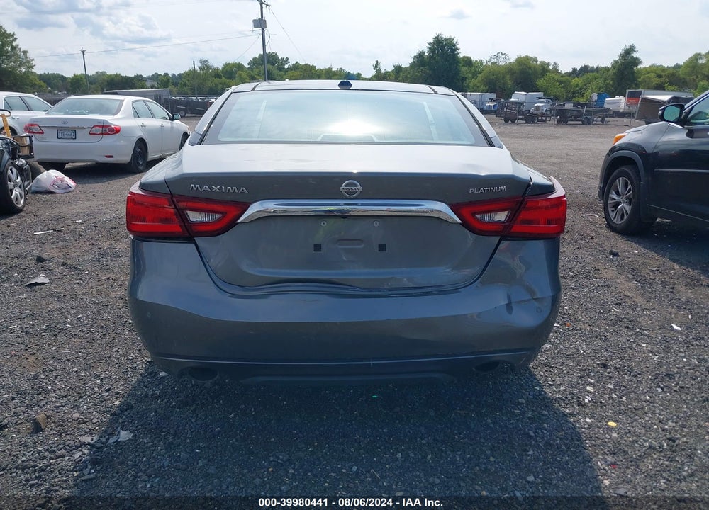 2016 NISSAN MAXIMA 3.5 PLATINUM VIN: 1N4AA6AP3GC415912