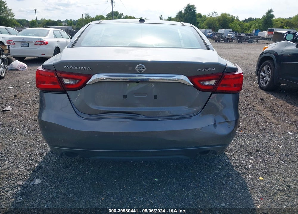 2016 NISSAN MAXIMA 3.5 PLATINUM VIN: 1N4AA6AP3GC415912