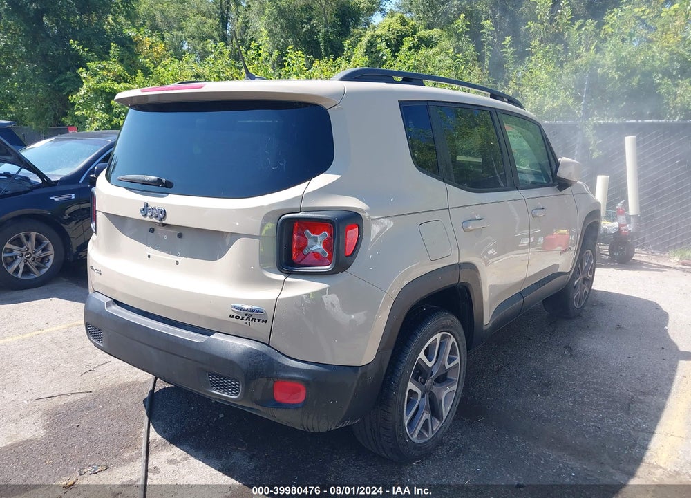 2015 JEEP RENEGADE LATITUDE VIN: ZACCJBBTXFPB26009