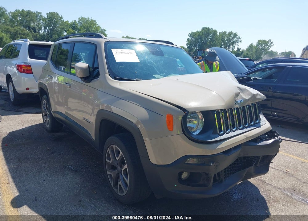 2015 JEEP RENEGADE LATITUDE VIN: ZACCJBBTXFPB26009