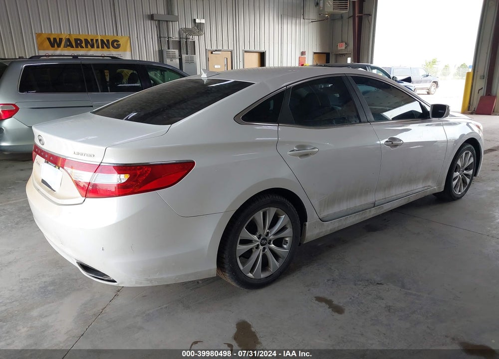 2014 HYUNDAI AZERA LIMITED VIN: KMHFH4JG1EA369730