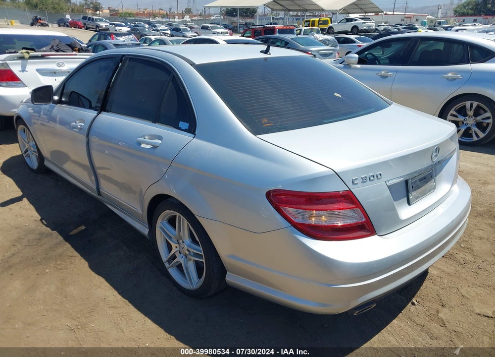 2009 MERCEDES-BENZ C 300 LUXURY/SPORT VIN: WDDGF54X89F270580