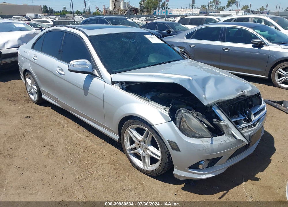 2009 MERCEDES-BENZ C 300 LUXURY/SPORT VIN: WDDGF54X89F270580