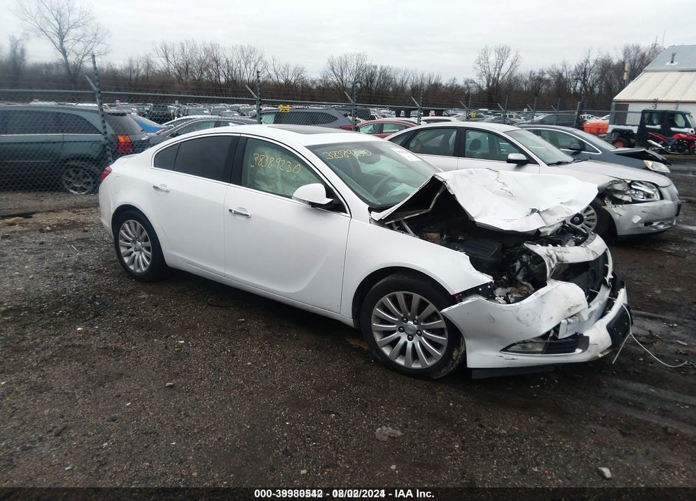 2012 BUICK REGAL TURBO PREMIUM 1 VIN: 2G4GS5EV8C9144380