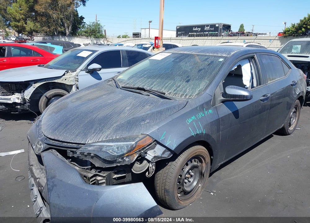 2019 TOYOTA COROLLA LE VIN: 2T1BURHE8KC235384