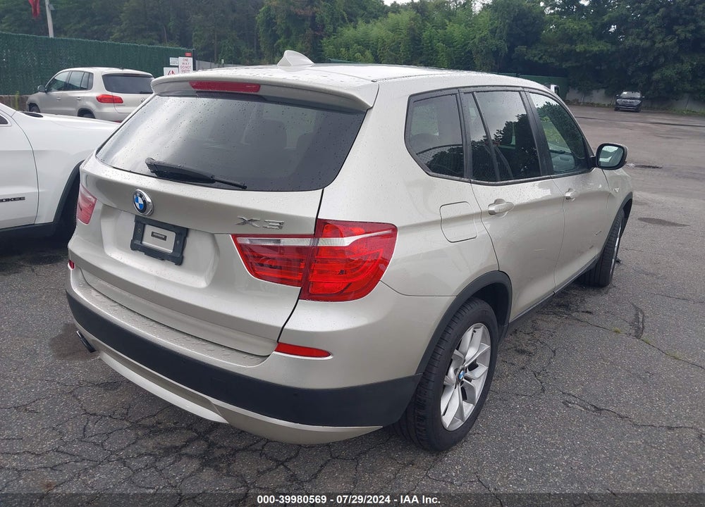 2012 BMW X3 XDRIVE35I VIN: 5UXWX7C58CL975062