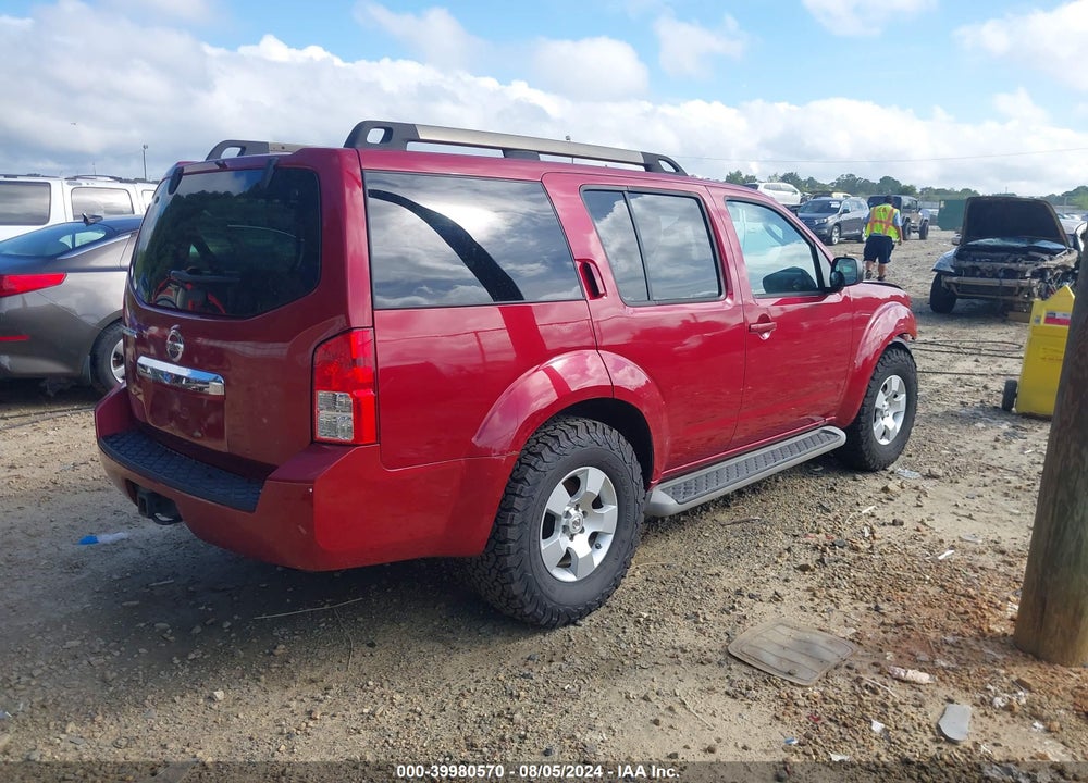 2011 NISSAN PATHFINDER S VIN: 5N1AR1NN4BC619833