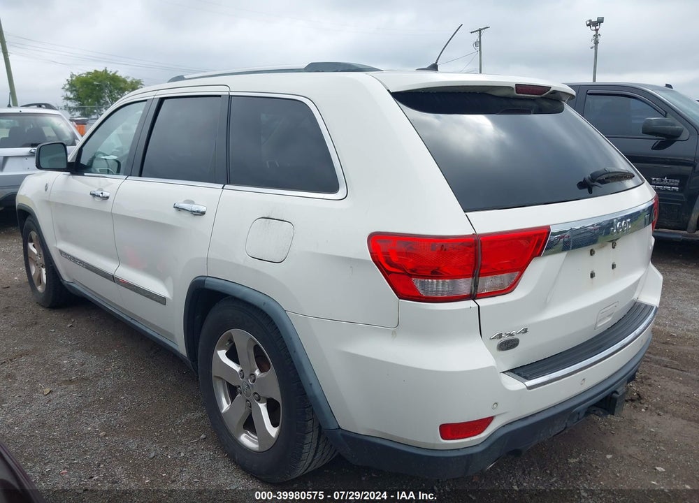 2011 JEEP GRAND CHEROKEE OVERLAND VIN: 1J4RR6GT1BC564929