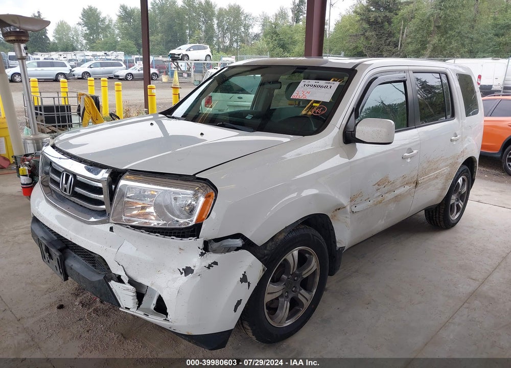 2015 HONDA PILOT SE VIN: 5FNYF3H39FB012272